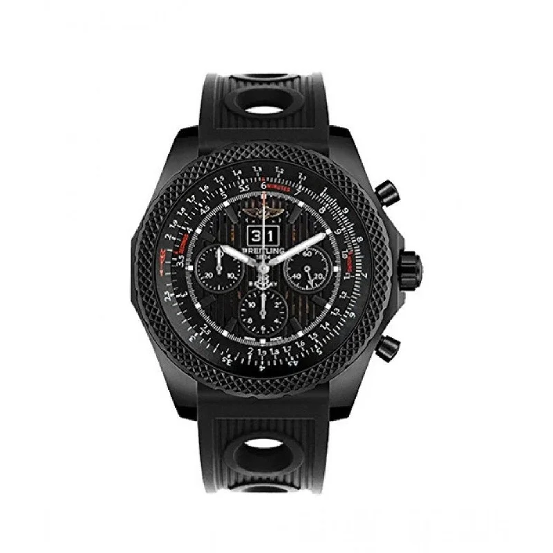 Breitling Men's M4436413-BD27-201S Bentley 6.75 Chronograph Black Rubber Watch