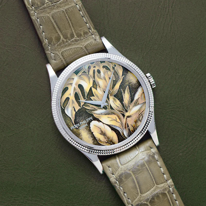 Patek Philippe Calatrava Cloisonné 'Tropical Leaves II'