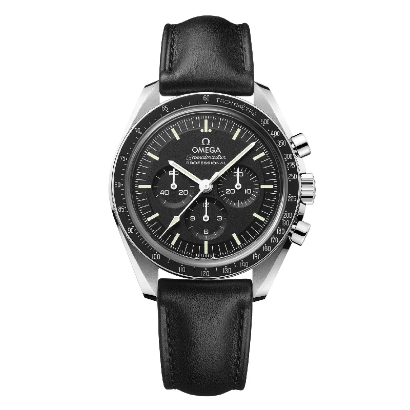 OMEGA Speedmaster Moonwatch Professional Co-Axial Master Chronometer Chronograph 42mm with Black Dial