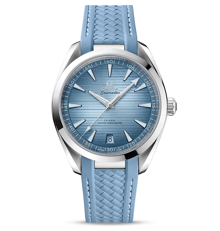 OMEGA Seamaster Aqua Terra 150M Co-Axial Master Chronometer, 41mm with Summer Blue Dial