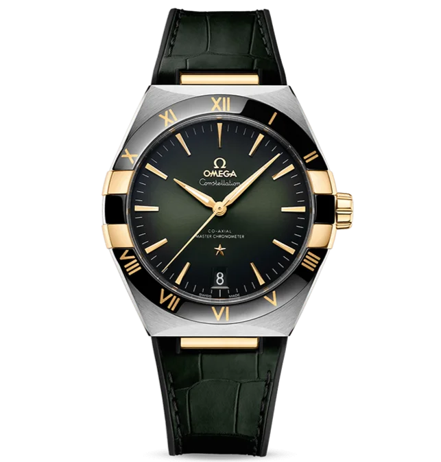 OMEGA Constellation Co-Axial Master Chronometer, 41mm on Green Strap