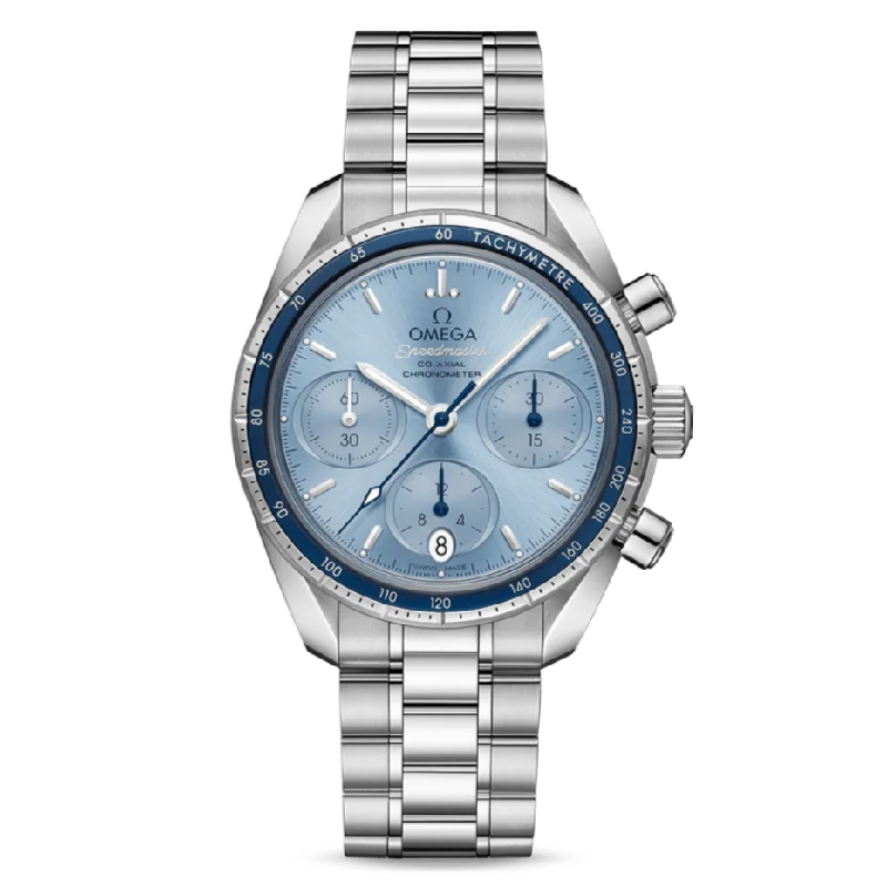 OMEGA Speedmaster 38 Co-Axial Chronometer Chronograph 38mm with Blue Dial