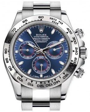 Rolex Daytona White Gold Blue Dial 116509