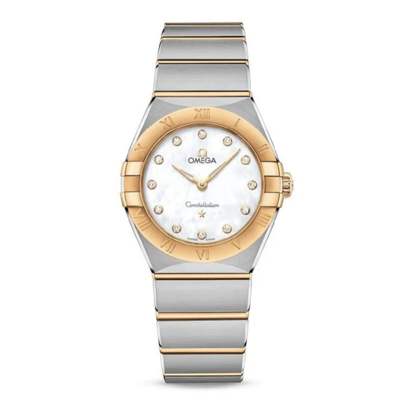 OMEGA Constellation Manhattan Quartz 28mm with Yellow Gold