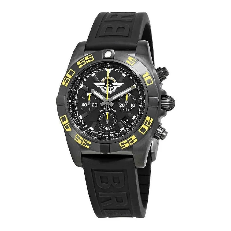 Breitling Men's MB01109P-BD48-153S Chronomat 44 Chronograph Black Rubber Diver Pro III Watch