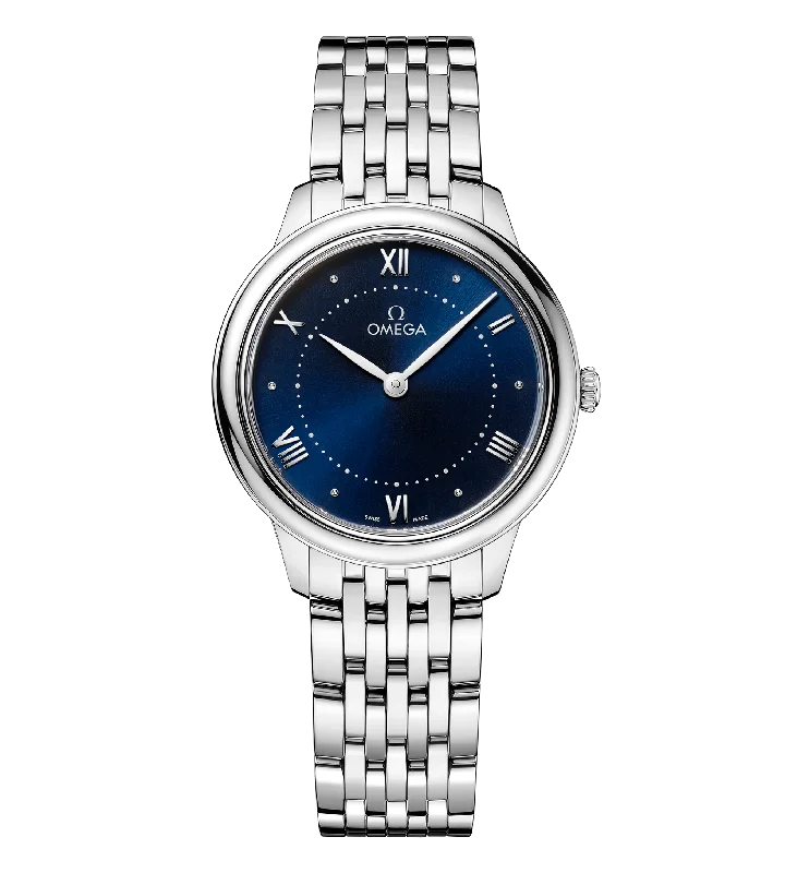 OMEGA De Ville Prestige, 30mm with Blue Dial