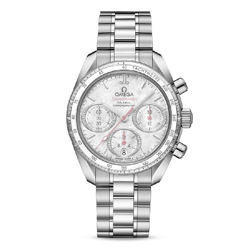 OMEGA Speedmaster 38 Co-Axial Chronometer Chronograph 38mm with White Dial