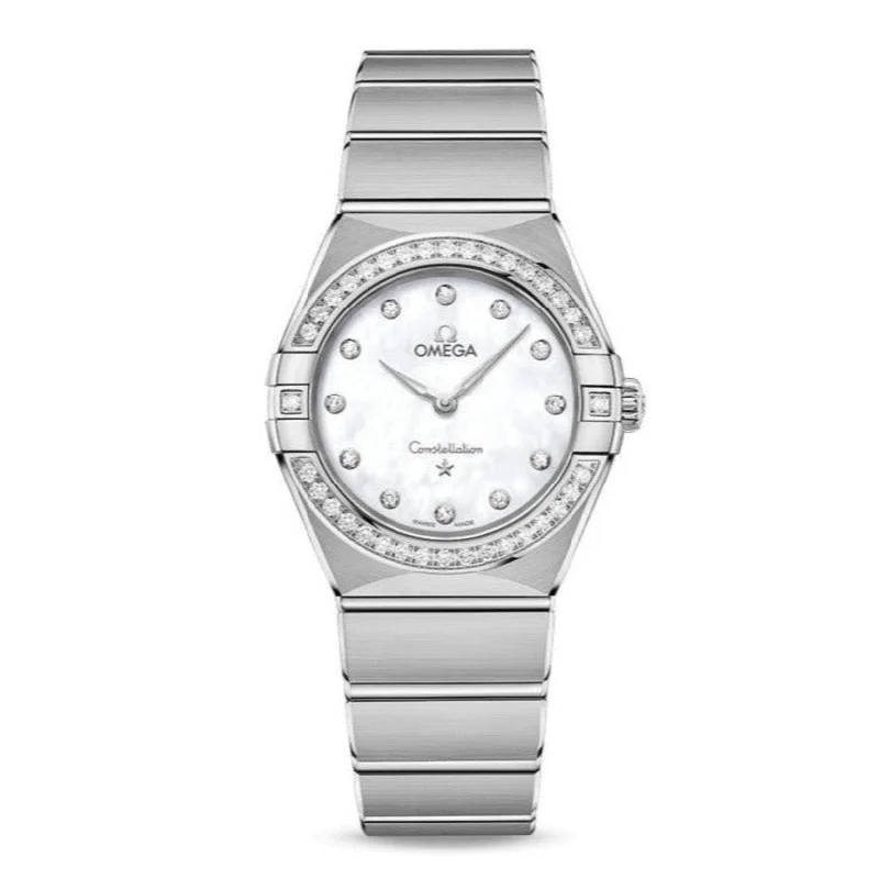 OMEGA Constellation Manhattan Quartz 28mm with Diamonds