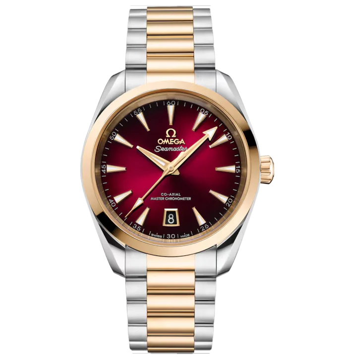 OMEGA Seamaster Aqua Terra 150m, 38mm with Red Dial