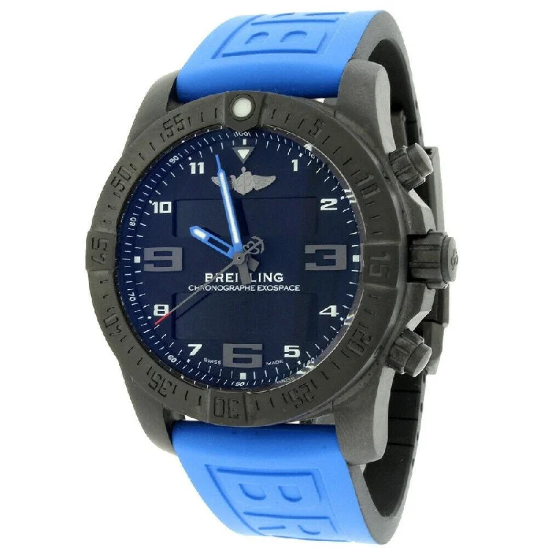 Breitling Men's VB5510H1-BE45-235S Exospace  Blue Rubber Watch