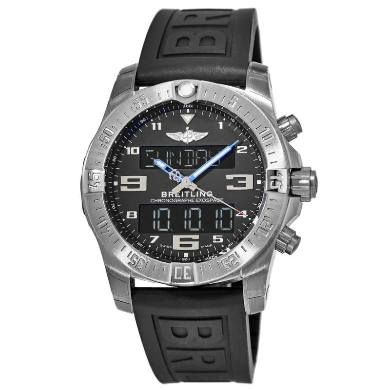 Breitling Men's EB5510H2-BE79-263S Exospace  Black Rubber Watch