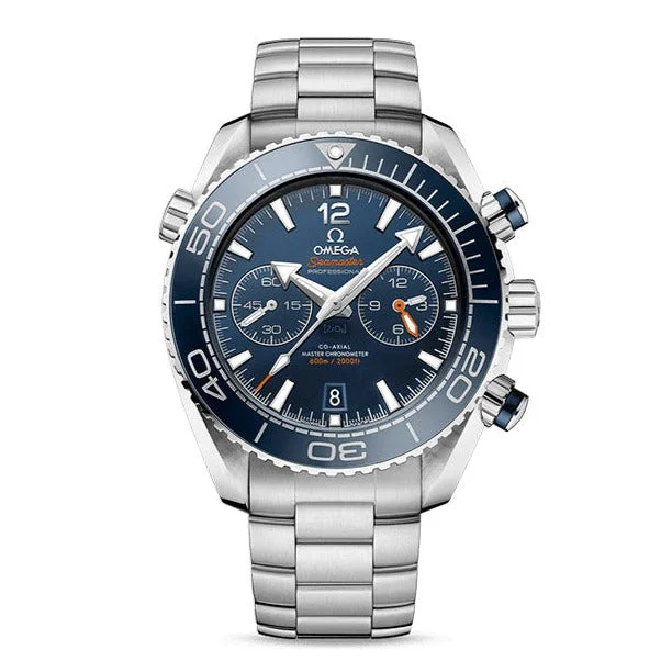 OMEGA Seamaster Planet Ocean 600m Co-Axial Master Chronometer Chronograph 45.5mm with Blue Dial