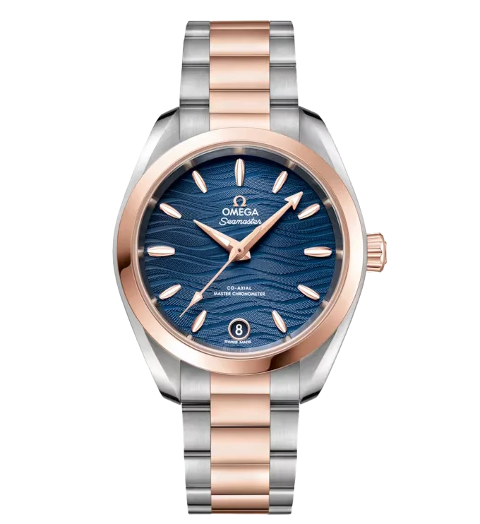 OMEGA Seamaster Aqua Terra 150m, 34mm with Blue Dial