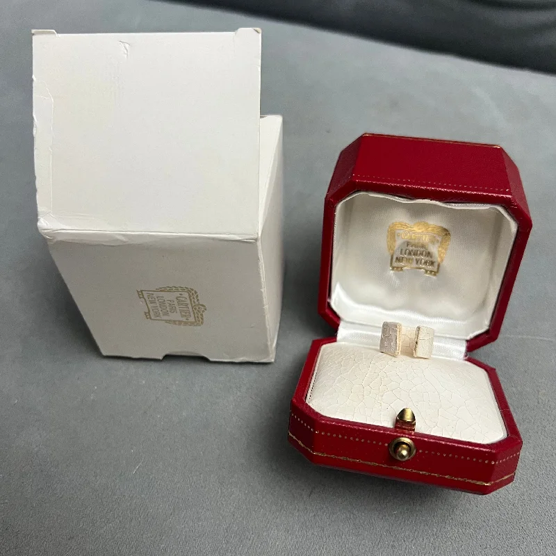 Vintage CARTIER Ring Box + Outer Box 2.60x2.50x2.10 inches 