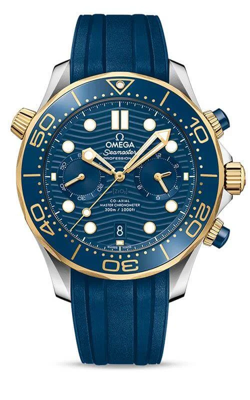 Omega Seamaster Diver 300M Master Chronometer Chronograph Mens Watch 210.22.44.51.03.001