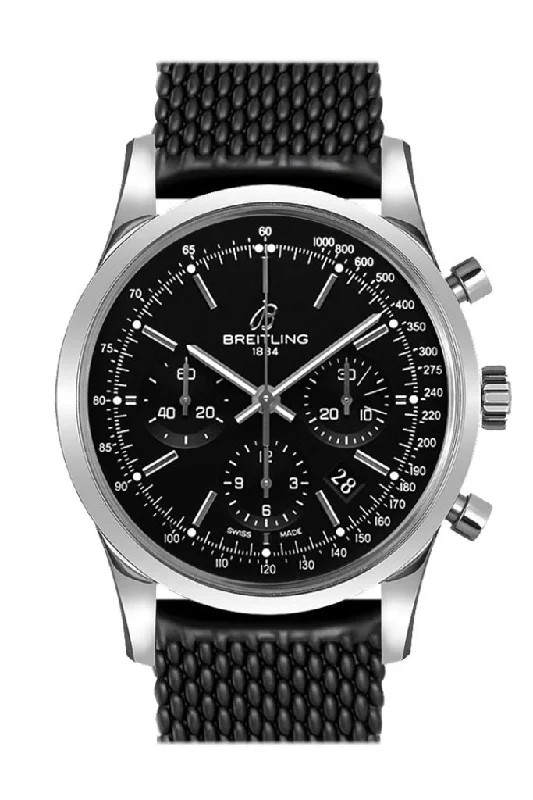 Breitling Transocean Chronograph Mens Watch AB015212/BA99-278S