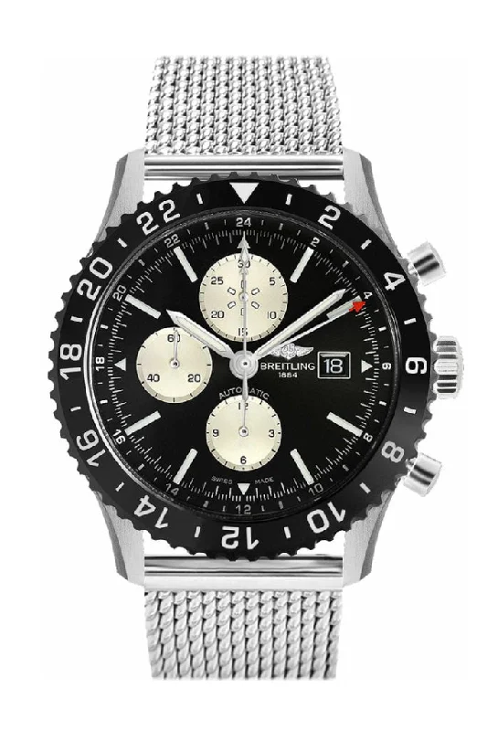 Breitling Chronoliner Stainless Steel Mens Watch Y2431012 BE10